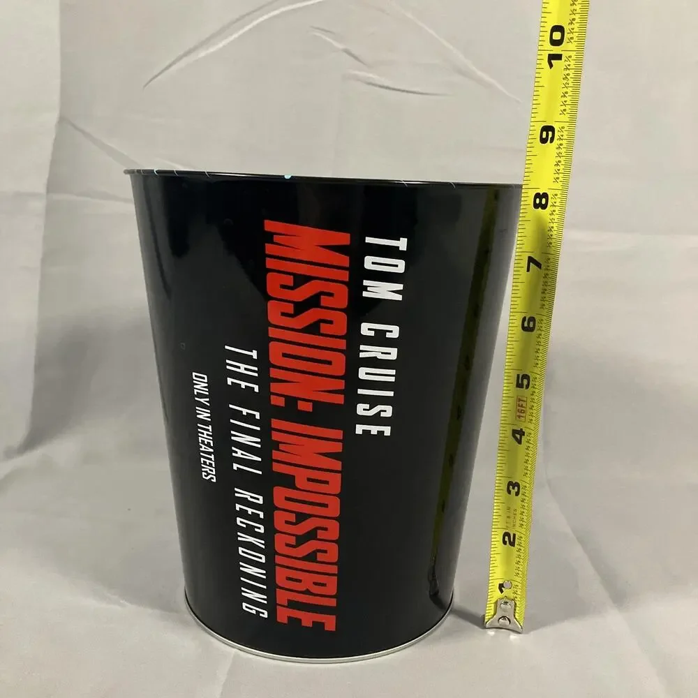 Mission Impossible Popcorn Bucket Movie Theater Promo Tom Cruise Final Reckoning